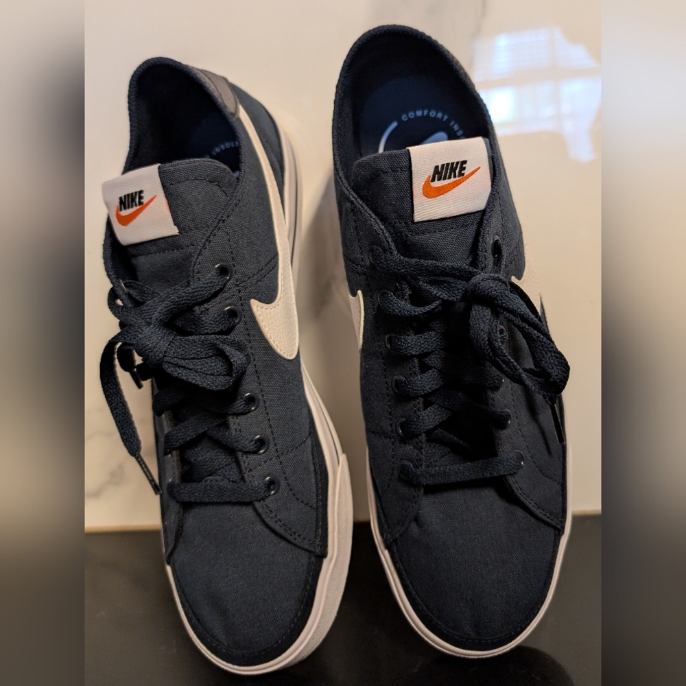 Nike Men's Court Legacy Canvas Sneakers, Navy/White, Size 11 New MSRP $94.99 - Picture 6 of 10